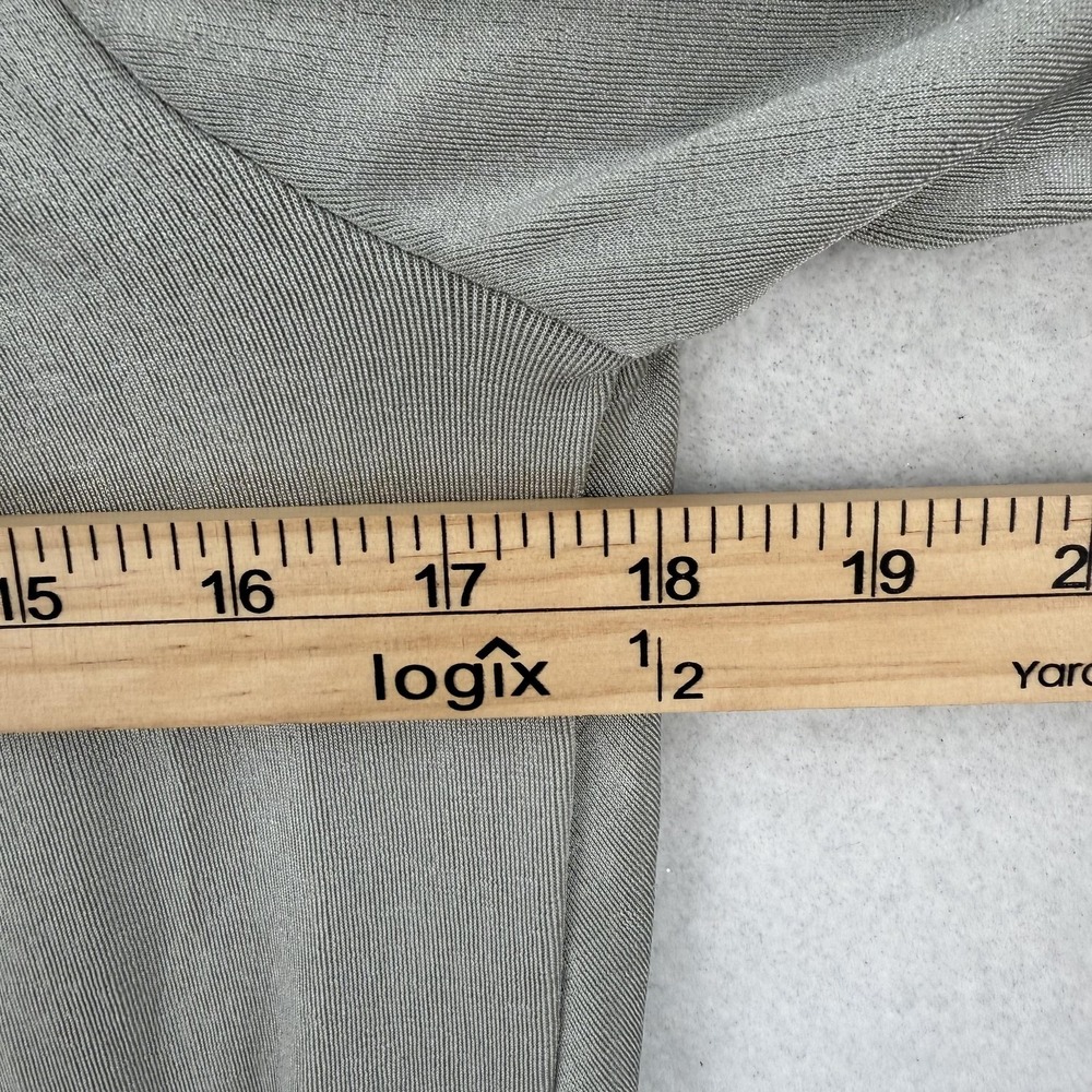 Free People‎ Bodysuit Womens XS Gray Long Sleeve Surplice Wrap Draped Intimately - Picture 6 of 8